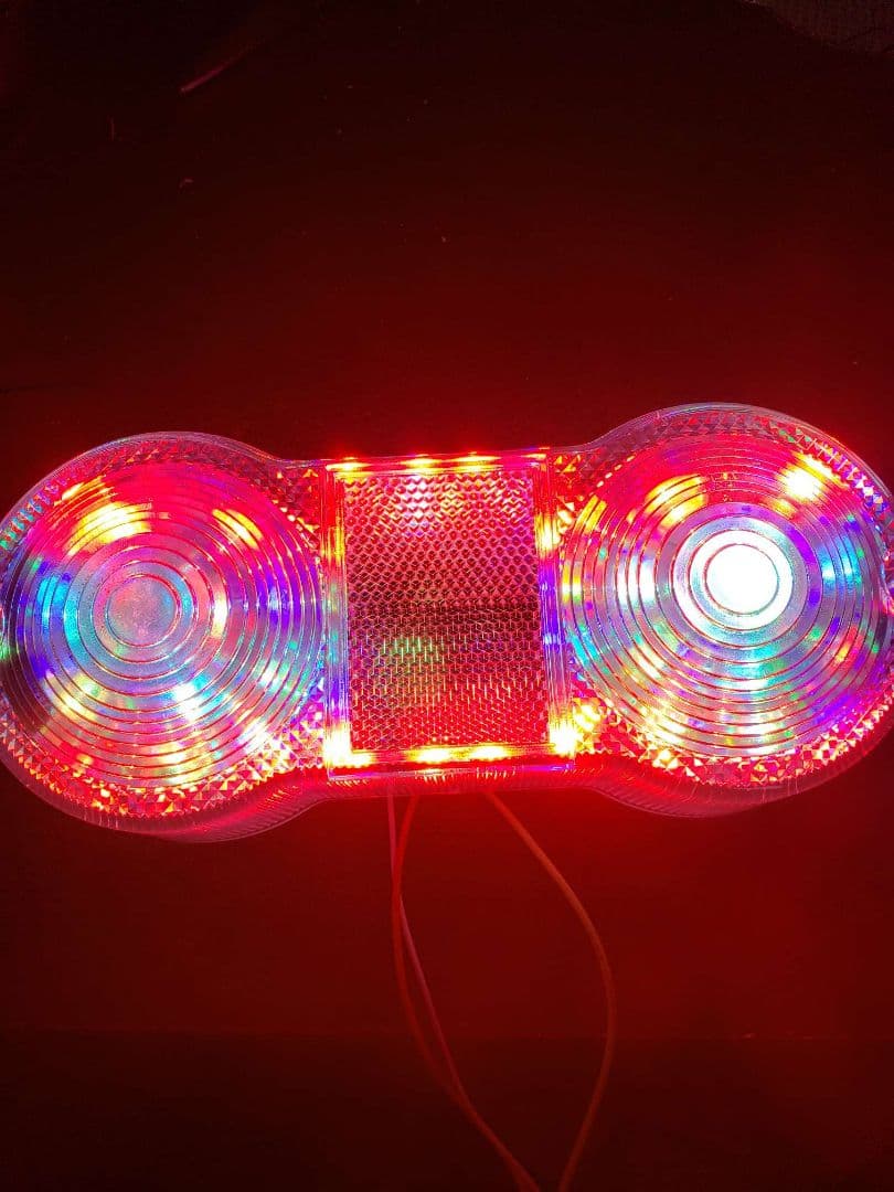 GT380 サンパチ 流れるようなLED くるくるテールランプ レインボー