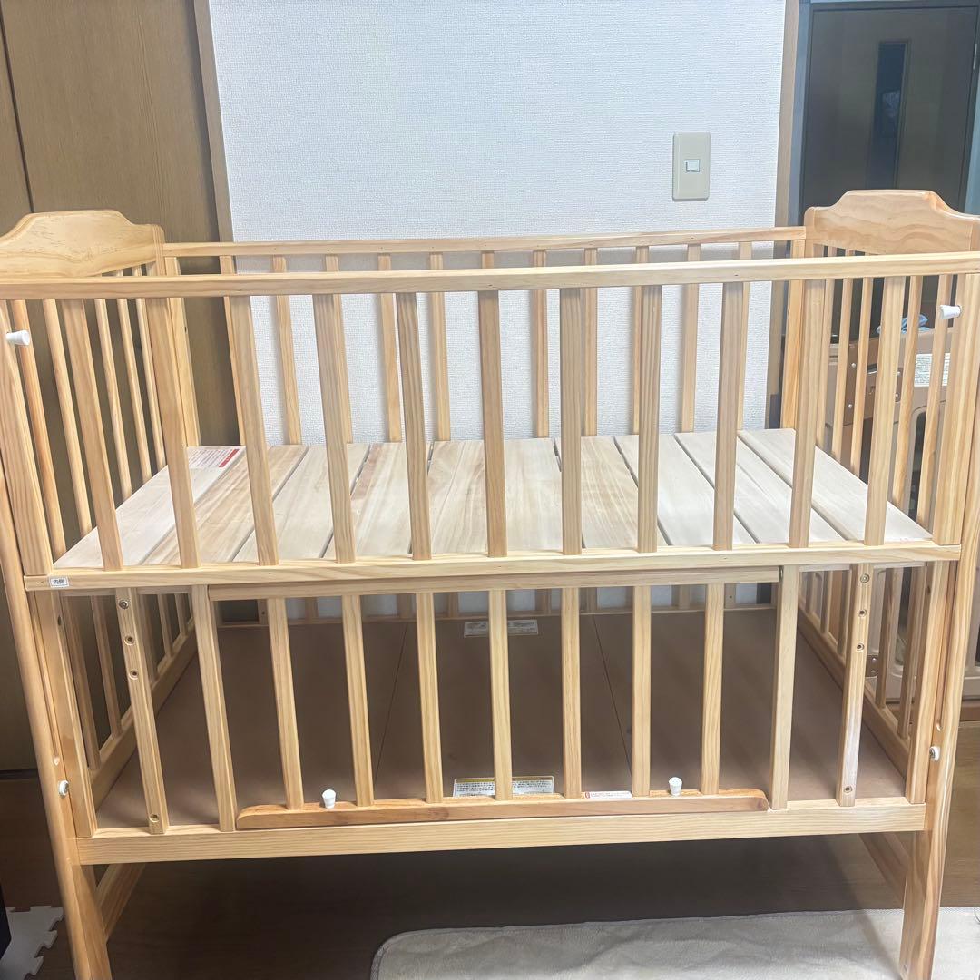 木製ベビーベッド KATOJI カトージ　ハイシート 楽天市場】【選べる2サイズ】 カトージ ハイシートベビーベッド