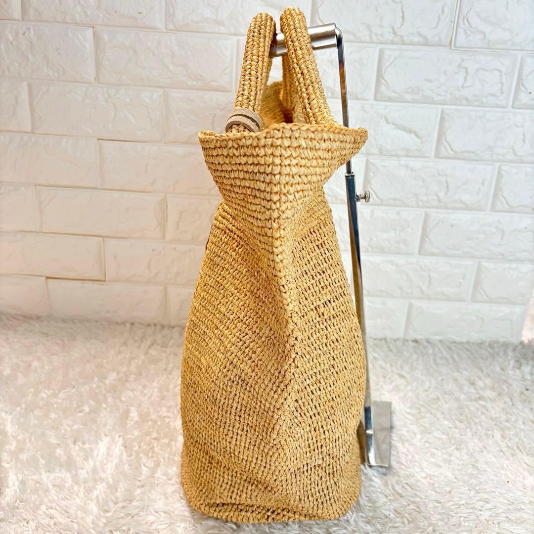 新品未使用品♪ HEIDI KLEIN ラフィアバッグ カゴバッグ フリンジ付き