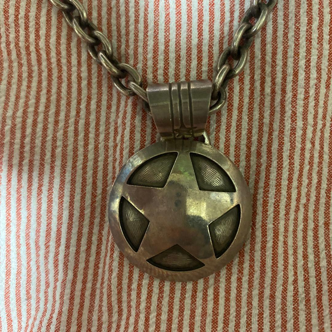 ラッキージョン スターオーバーレイペンダント 極太 ホピ ネックレス2