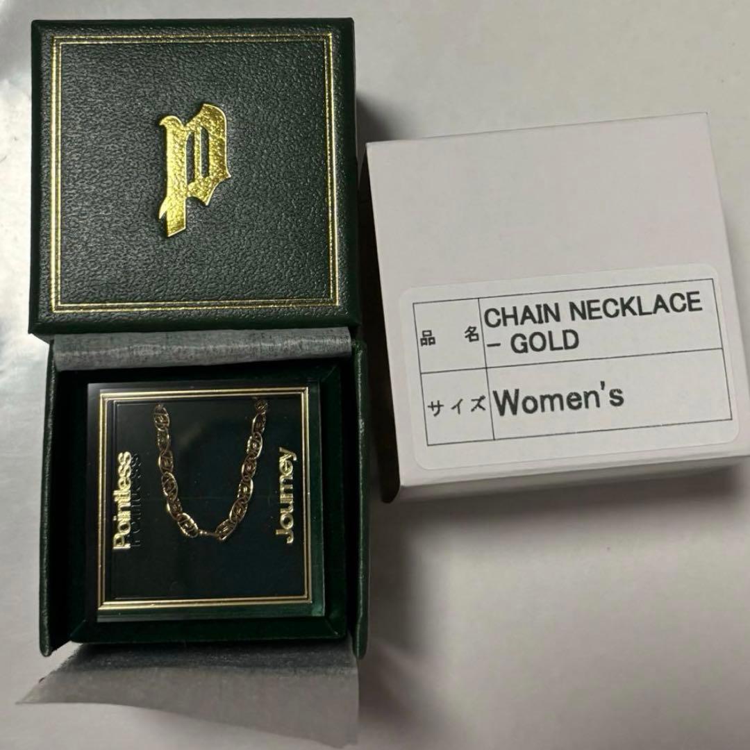 pointless journey CHAIN NECKLACE GOLD - メルカリ
