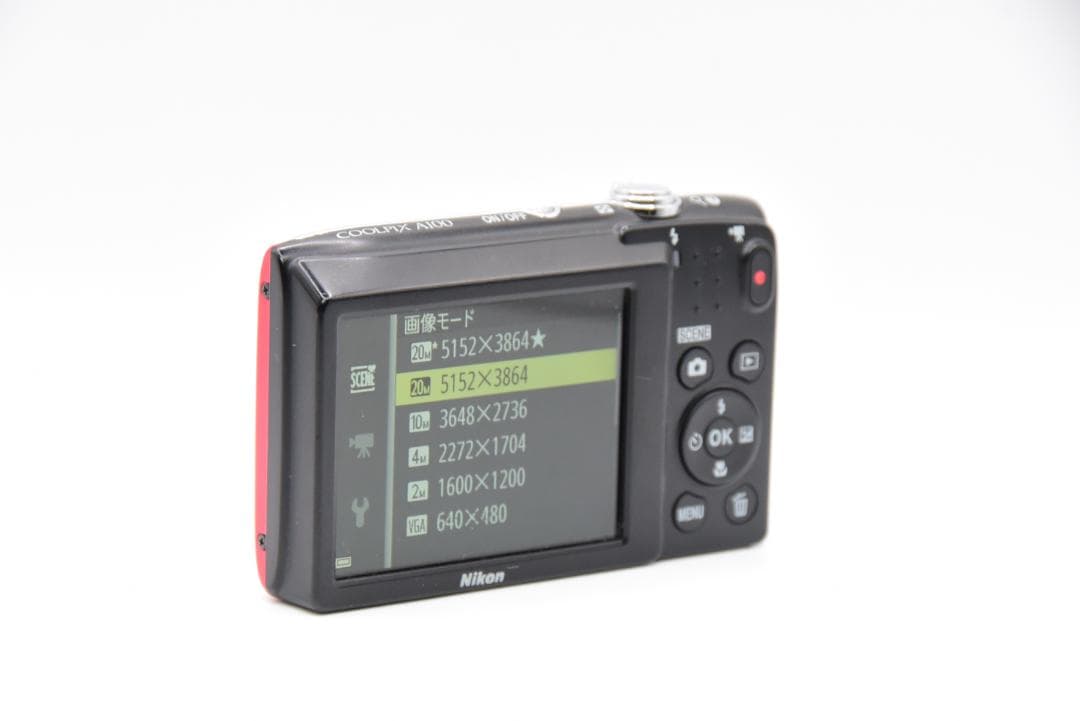 ■ 美品 ■ ニコン Nikon COOLPIX A100 レッド《動作OK》