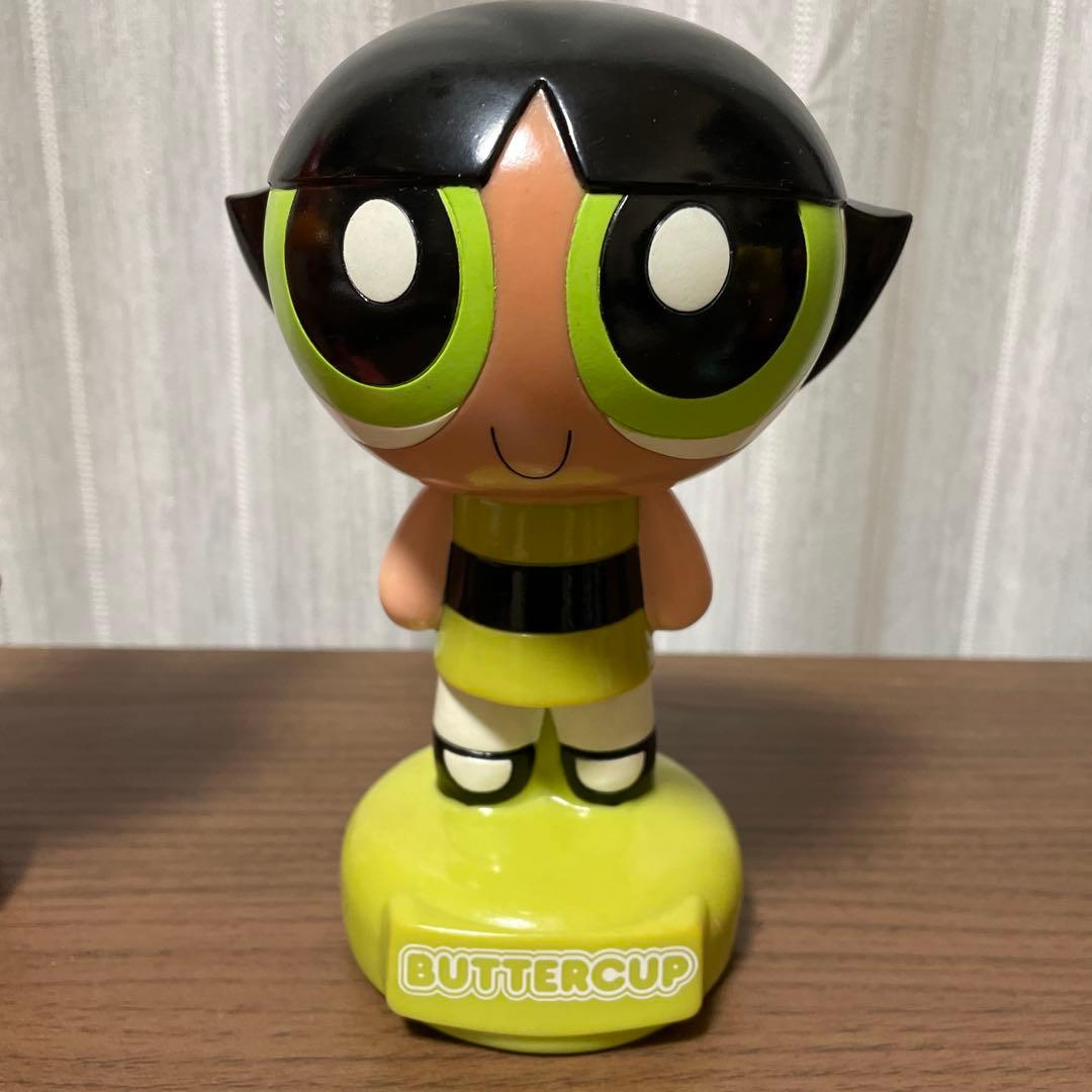 パワーパフガールズフィギュア貯金箱レア3体セット - メルカリ