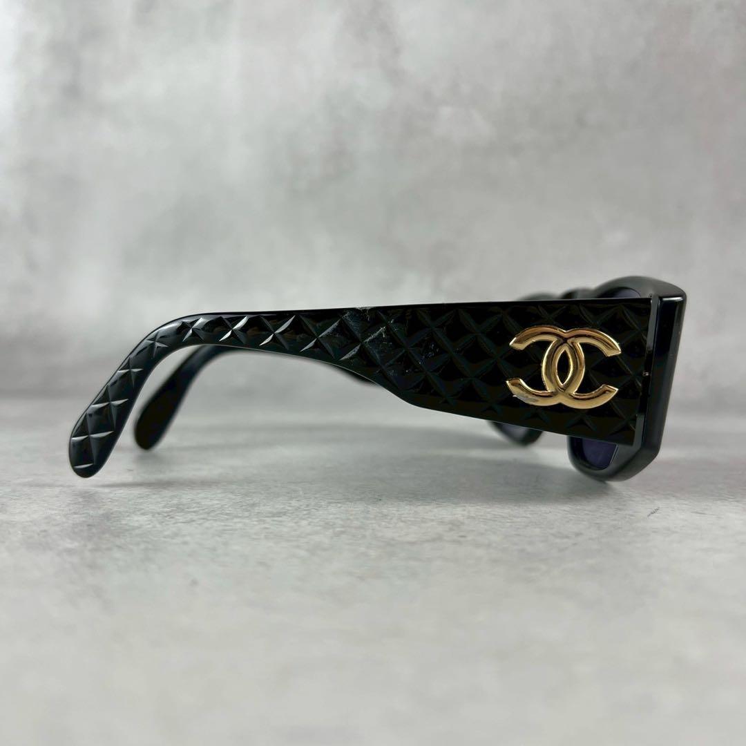 CHANEL シャネル サングラス ココマーク キルティング ゴールド 238