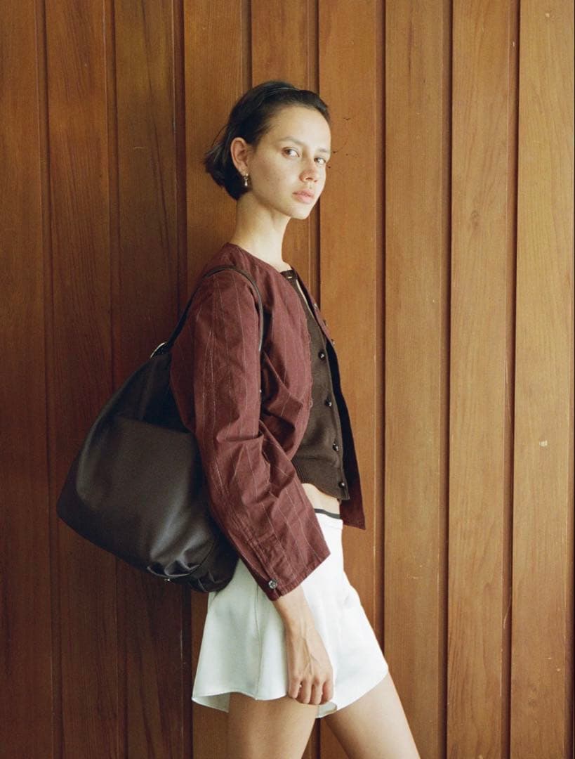 TOUT Y EST SAC CANOT TOILE ショルダーバッグ ブラウン SAC CANOT BROWN – TOUT Y EST JP