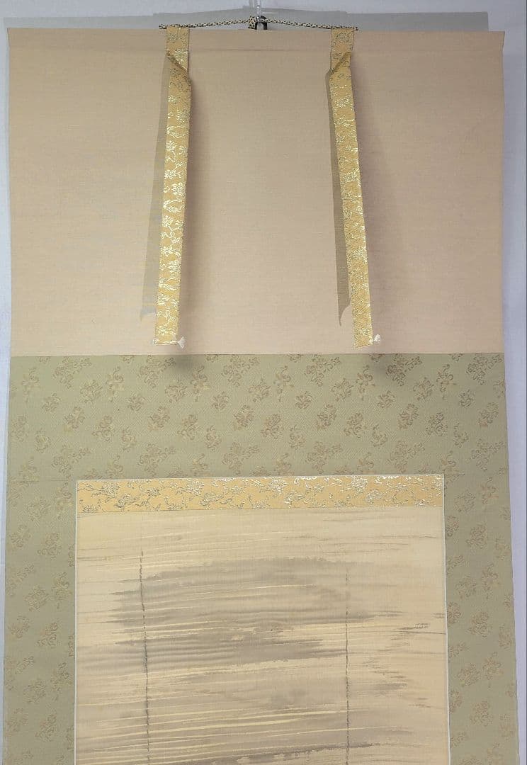竹内鳴鳳 雀 掛け軸 合わせ箱 竹内栖鳳の息子 書画、骨董品、美術品