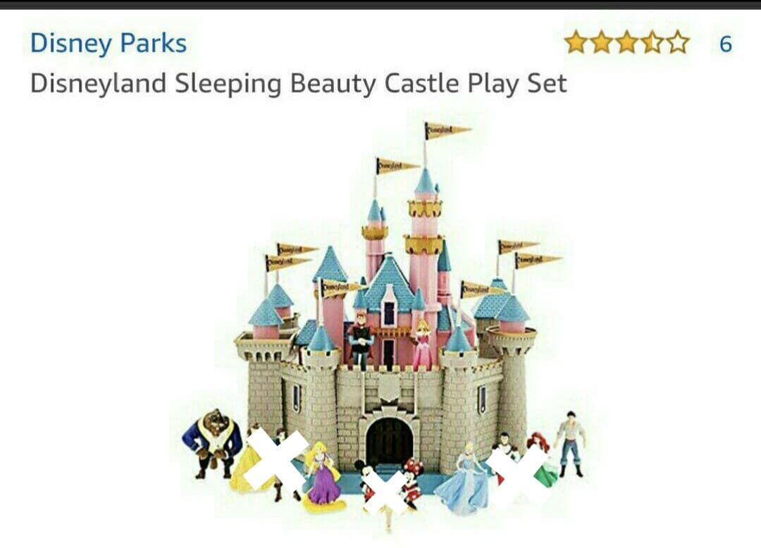 日本未発売アメリカ購入☆眠れる森の美女 オーロラ姫お城 キャッスル