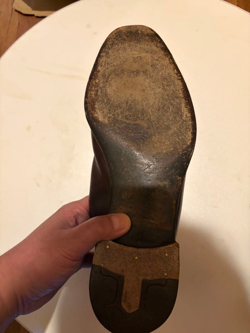 JOHN LOBB バーガンディー サイドゴアブーツ - メルカリ