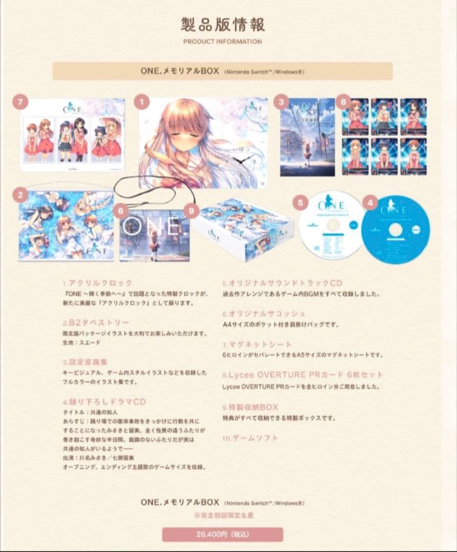 ア*ク様 新品 Switch ONE. メモリアルBOX Amazonタペストリ