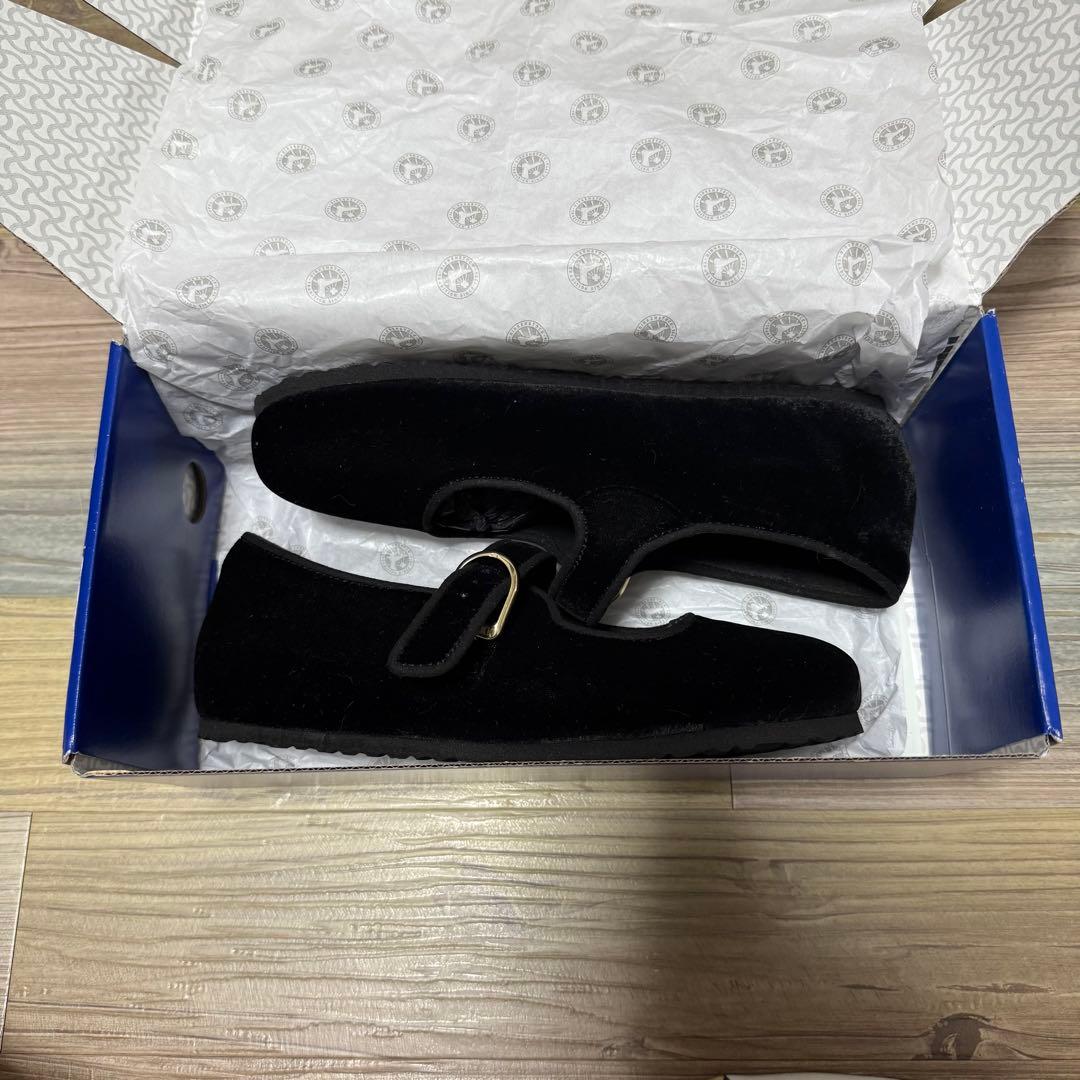 完売品新品 ビルケンシュトック サンタクラリタ ベルベット黒24.5cm(38