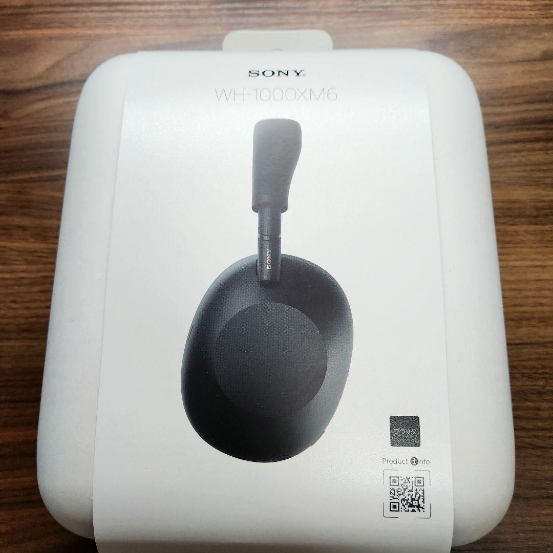 【保証書あり】SONY WH-1000XM6 ブラック ワイヤレスヘッドフォン Amazon.co.jp: 【整備済み品】 ソニー ワイヤレスノイズキャンセリング