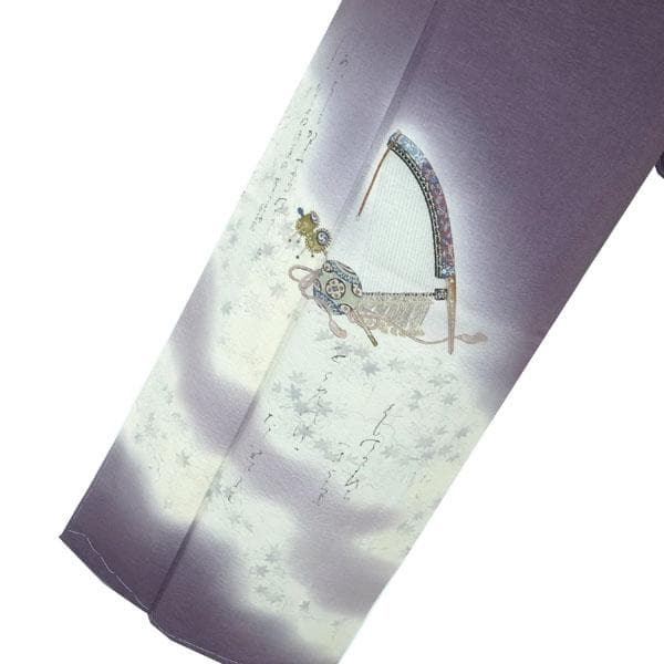 訪問着 着物 袷 樽本伊勢蔵 摺り友禅 手描き 裄65 M 新古品 sn1793