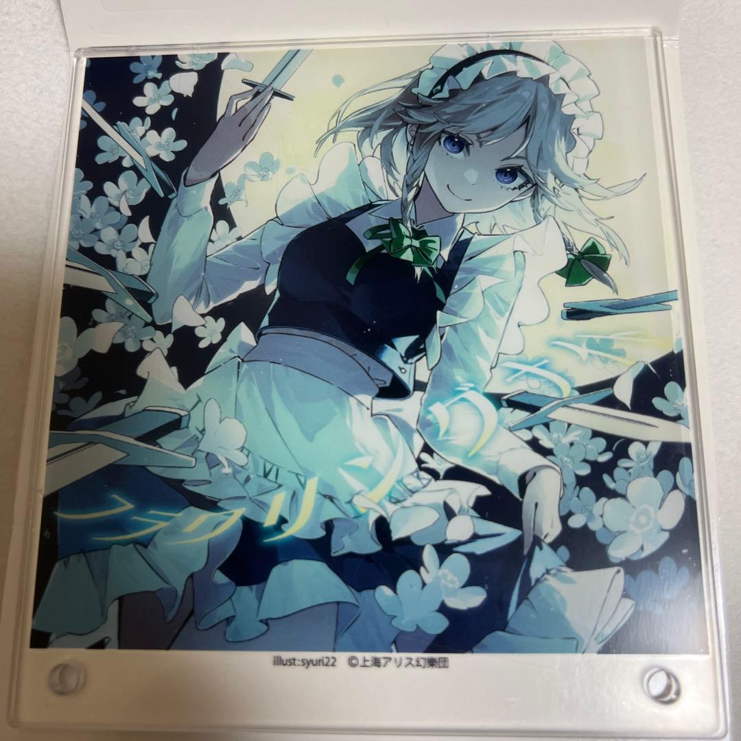 東方Project CDジャケット風 アクリルボード 十六夜咲夜 フラワリング