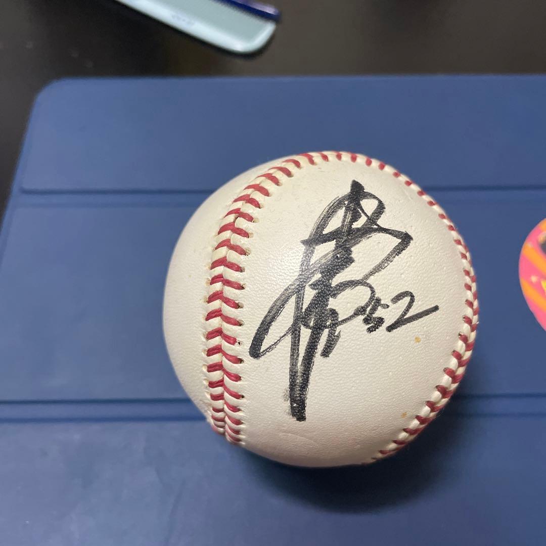 川崎宗則直筆サインボール - メルカリ