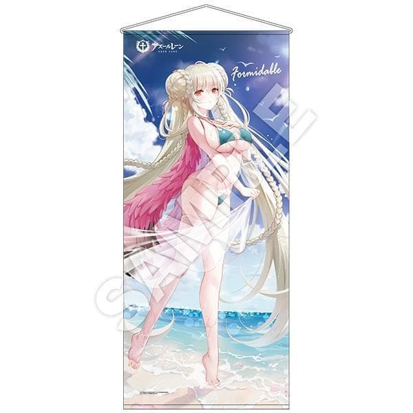 アズールレーン 描き下ろし BIGタペストリー フォーミダブル 水着ver
