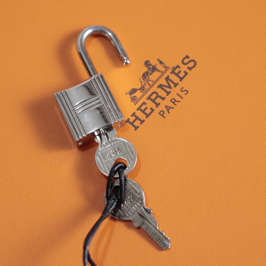 美品！エルメス カデナ キー 南京錠 シルバー 102番 スペアキー付き