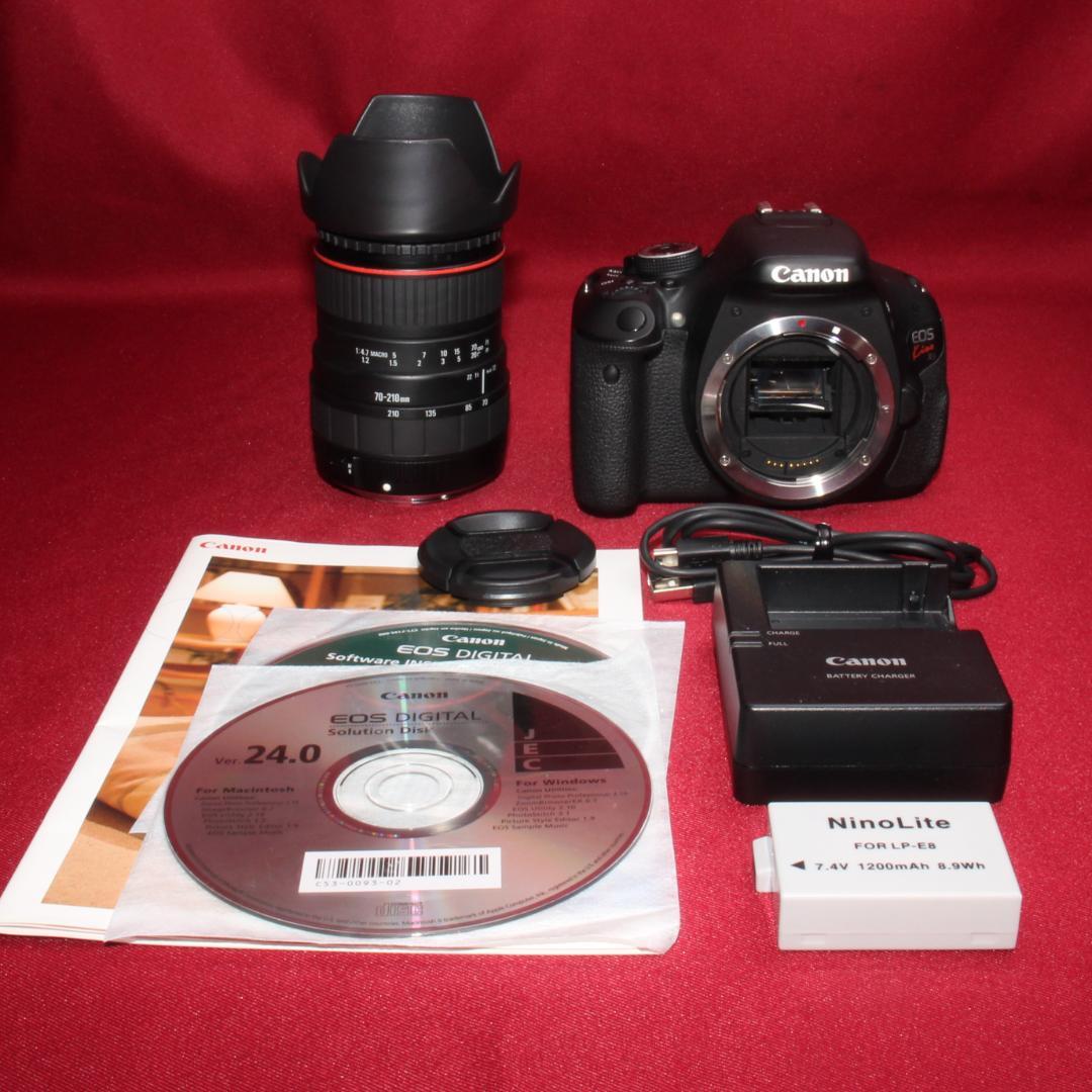 ❤️スマホに転送セット付き❤️Canon EOS kiss X5 望遠レンズ