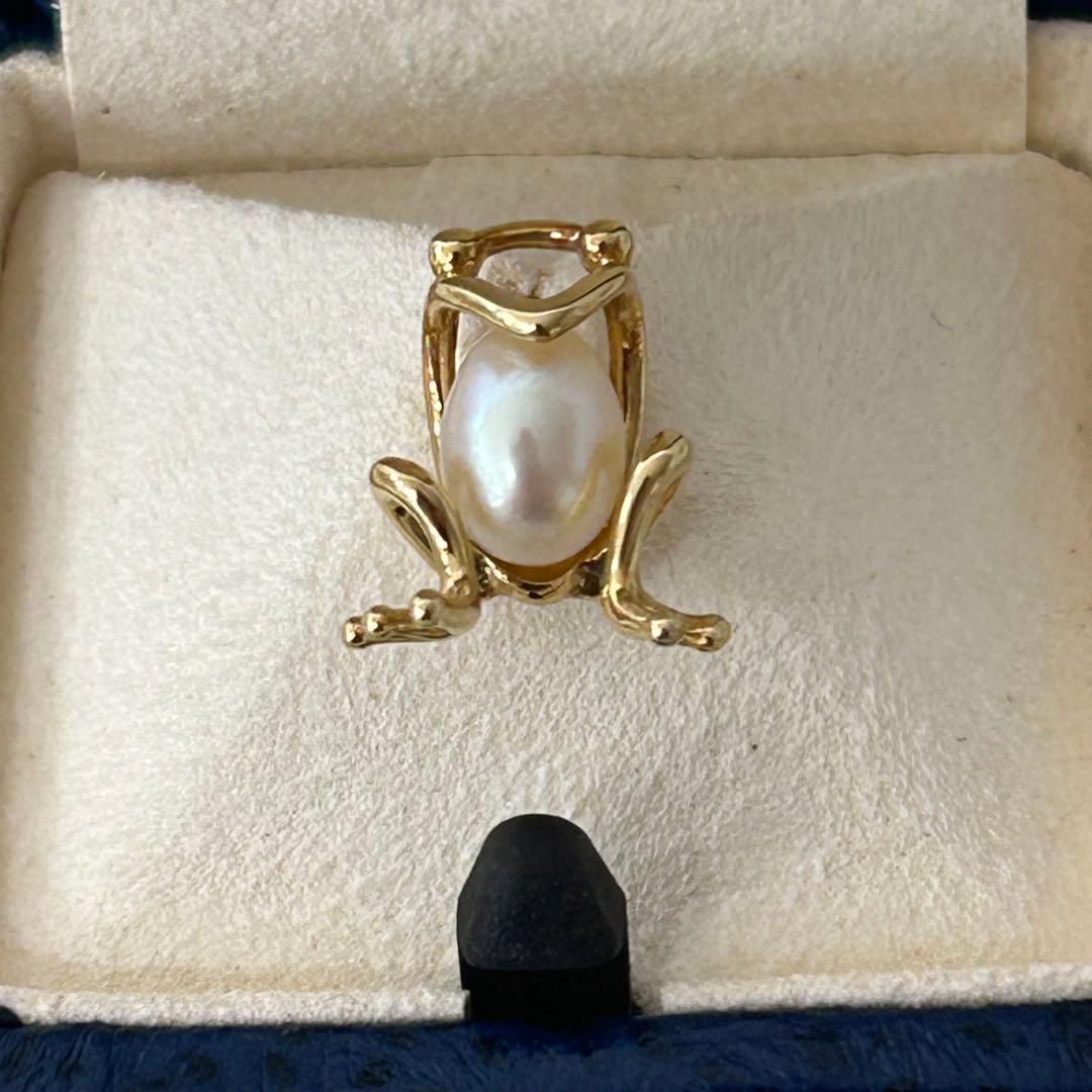 ミキモト K18 18金 タイピン ブローチ カエル フロッグ - メルカリ