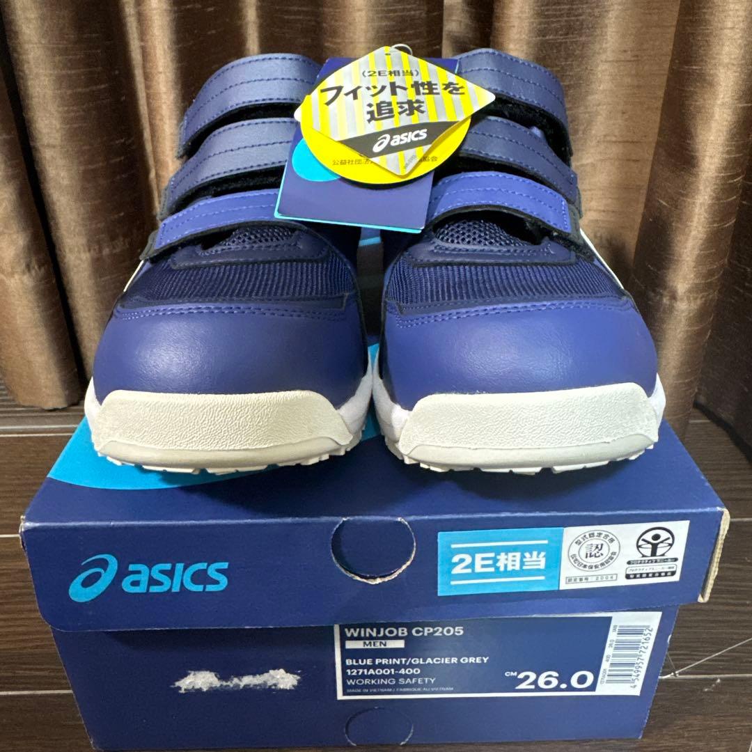 ASICS WINJOB CP205 安全靴 26.0cm 新品　未使用です。