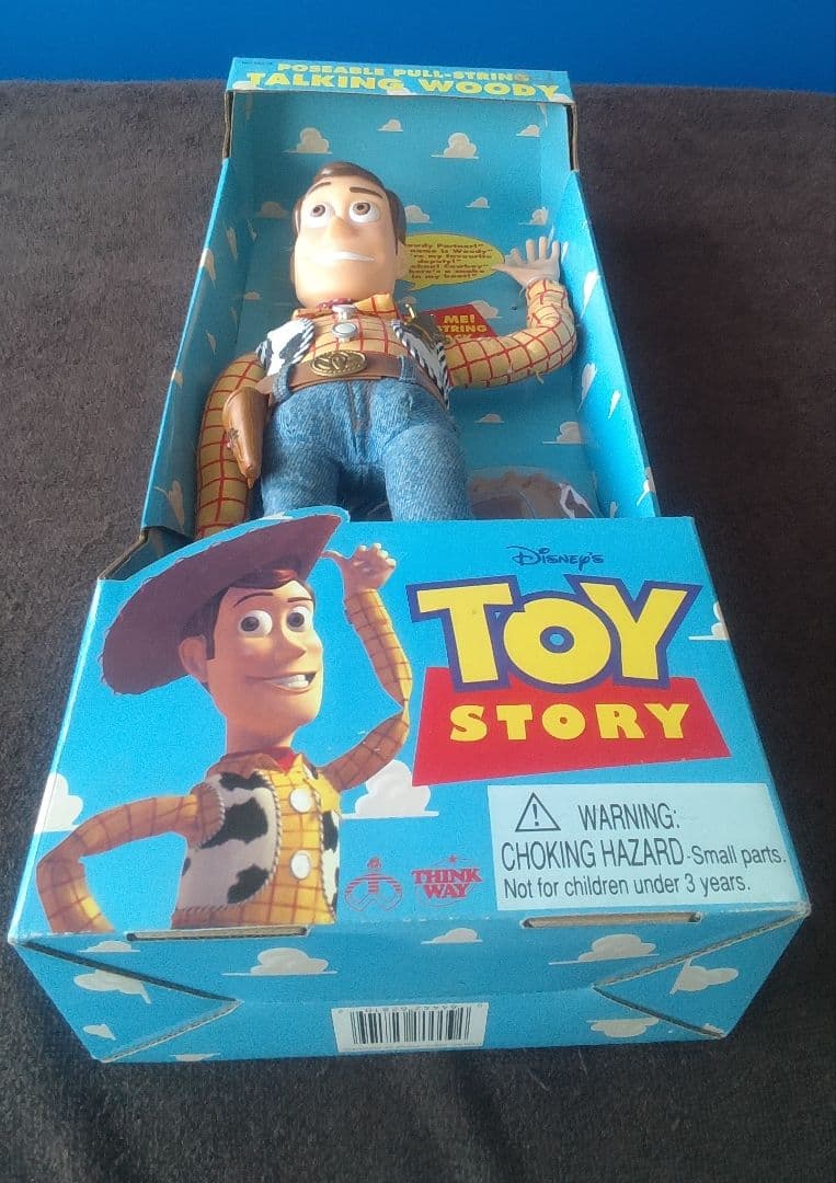 95年製ウッディ 1stトーキング実寸大ドール トイストーリー 超レア新品