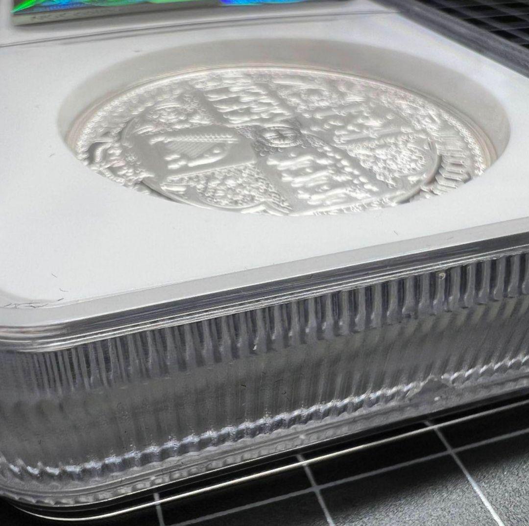 2オンスピエフォー2021年ゴチッククラウンPF70UCオルダニー銀貨NGC5