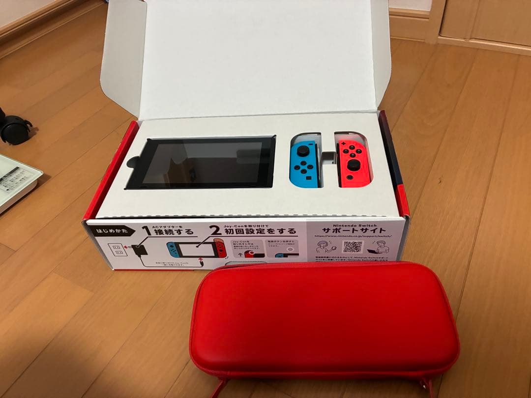 Nintendo Switch 初代 本体 箱あり／付属品完備／おまけケース付き 任天堂（Nintendo） 【新品】【即納】 Nintendo Switch 本体