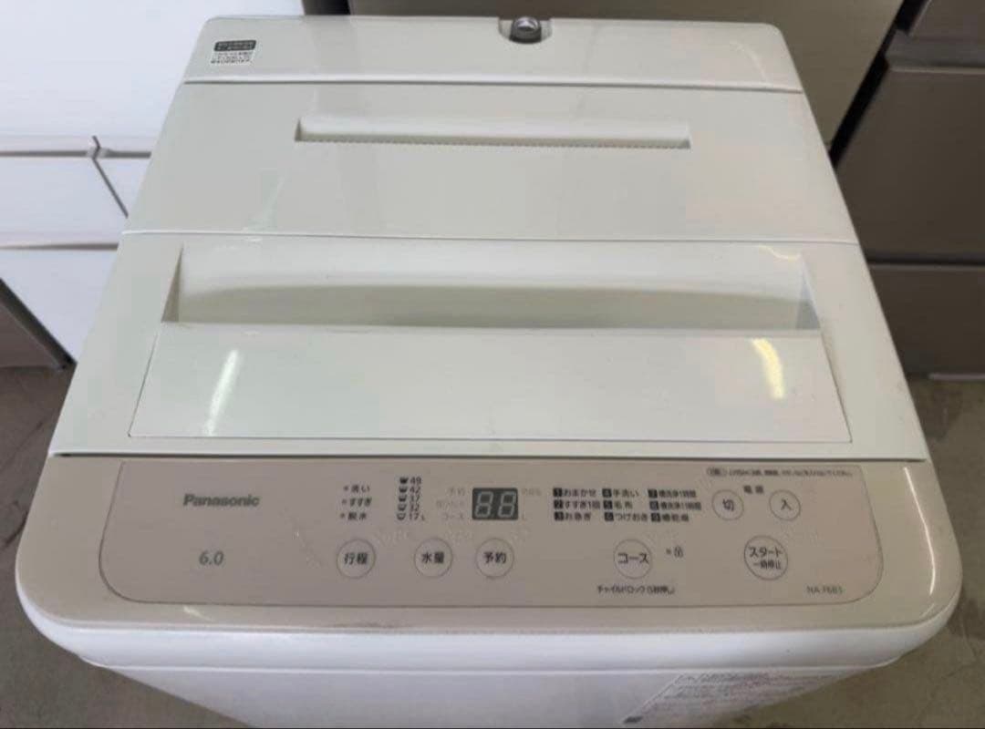 高年式】 2024年式 6kg Panasonic 洗濯機 NA-F6B3 - メルカリ