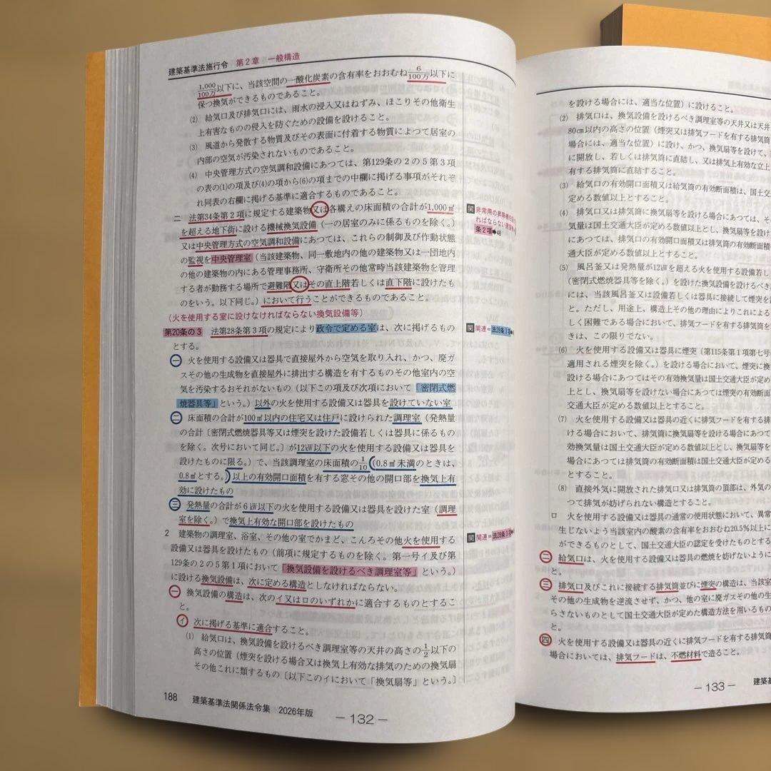 非売品◎1級建築士 法令集重要条文ポイント①② 日建学院 2026年最新