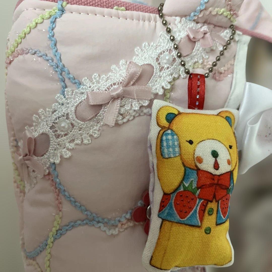 ルミちゃん キルト生地トートバッグ ハンドメイド コヤンイサムチョン