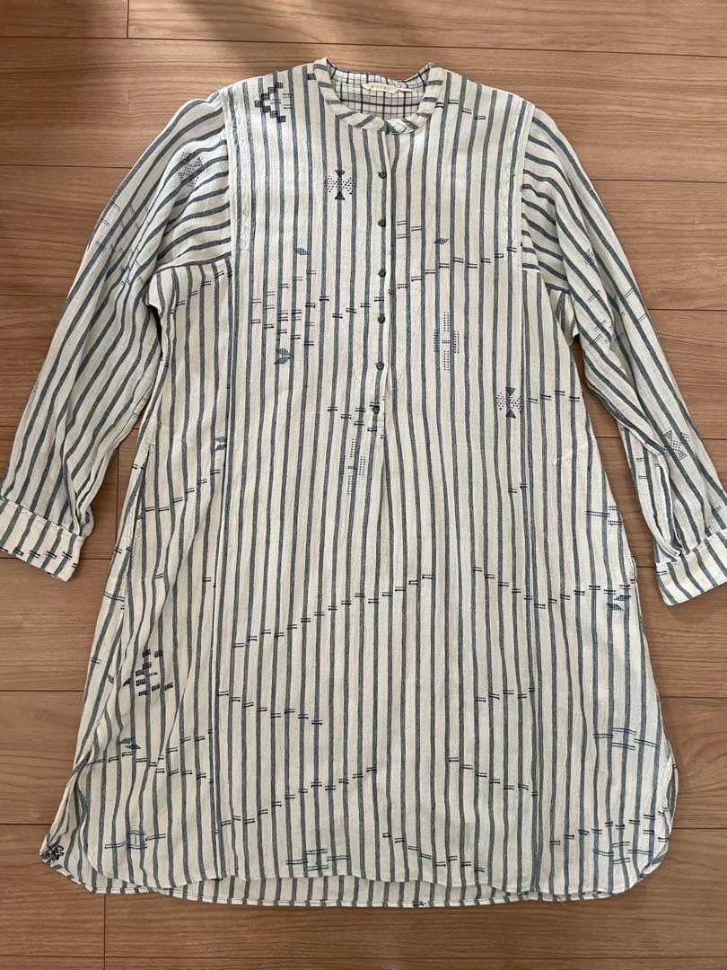 INJIRI インジリ 刺繍カディコットンロングブラウス Injiri 仕上がりました！ TARA