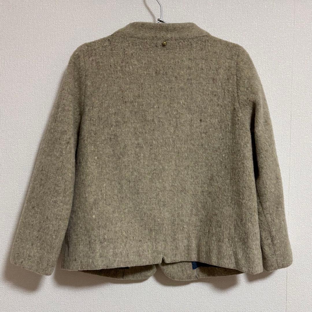 パラスパレス ウールコート ベージュ系 - メルカリ