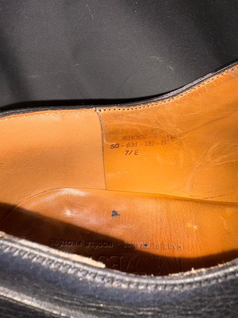 J.M.Weston #131 UチップSLIP ON DERBY 7.5E