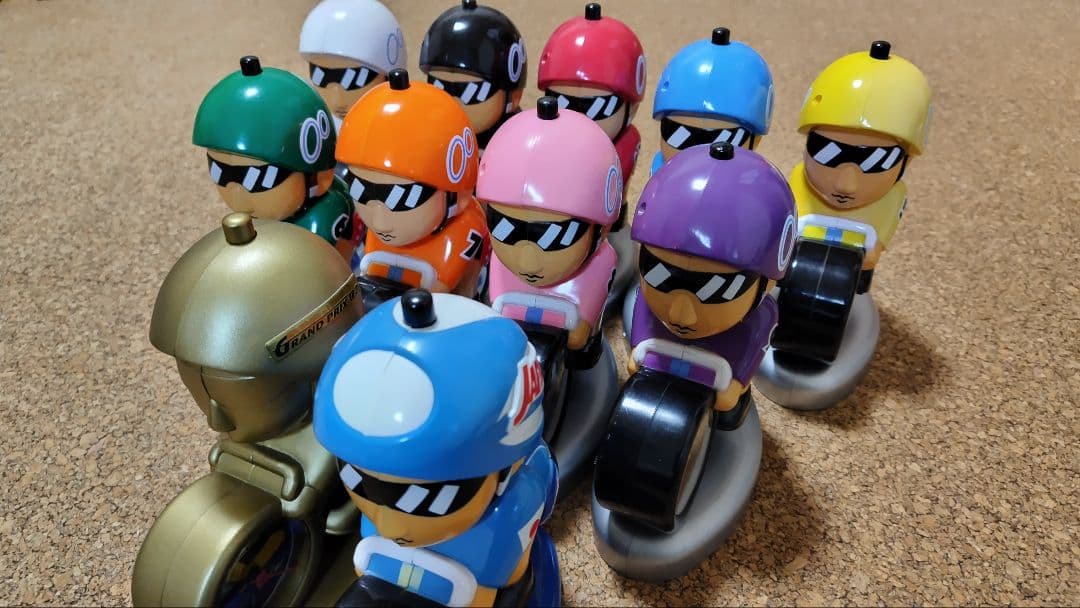 ケイリンマン 目覚まし時計 競輪 自転車 セット レア 廃番 希少