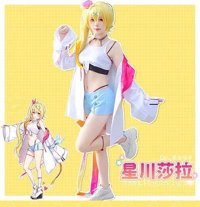 星川サラ コスプレ フルセットウィッグ、靴つき