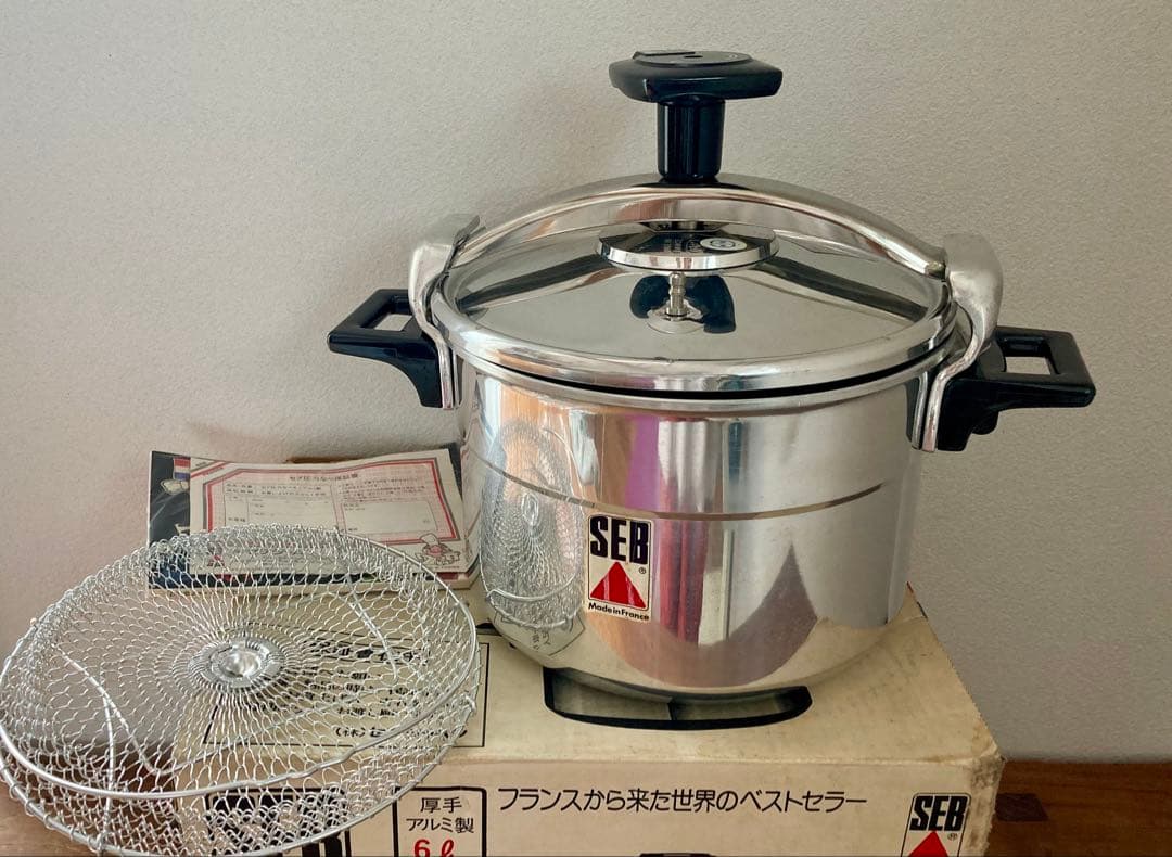 SEB セブ 圧力鍋 厚手 アルミ製 6L - メルカリ
