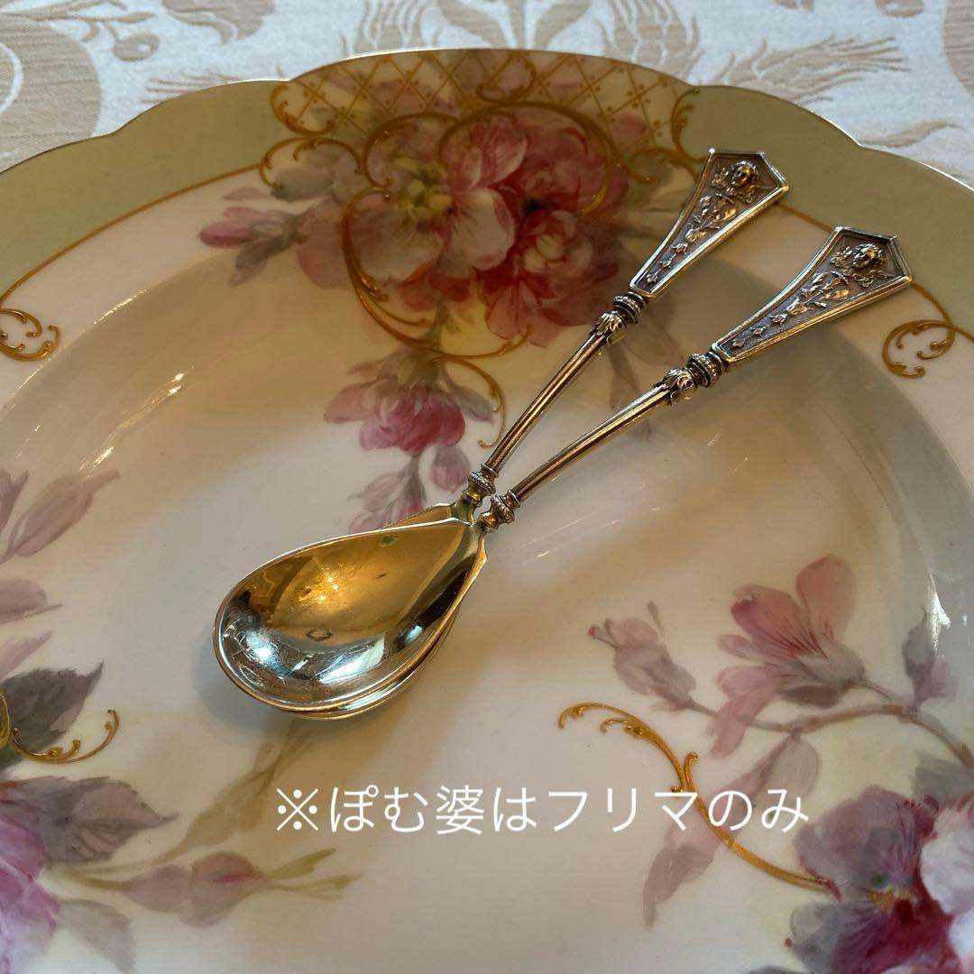 ドイツ】純銀／スプーン6本セット「天使のマスカロン」 - カトラリー