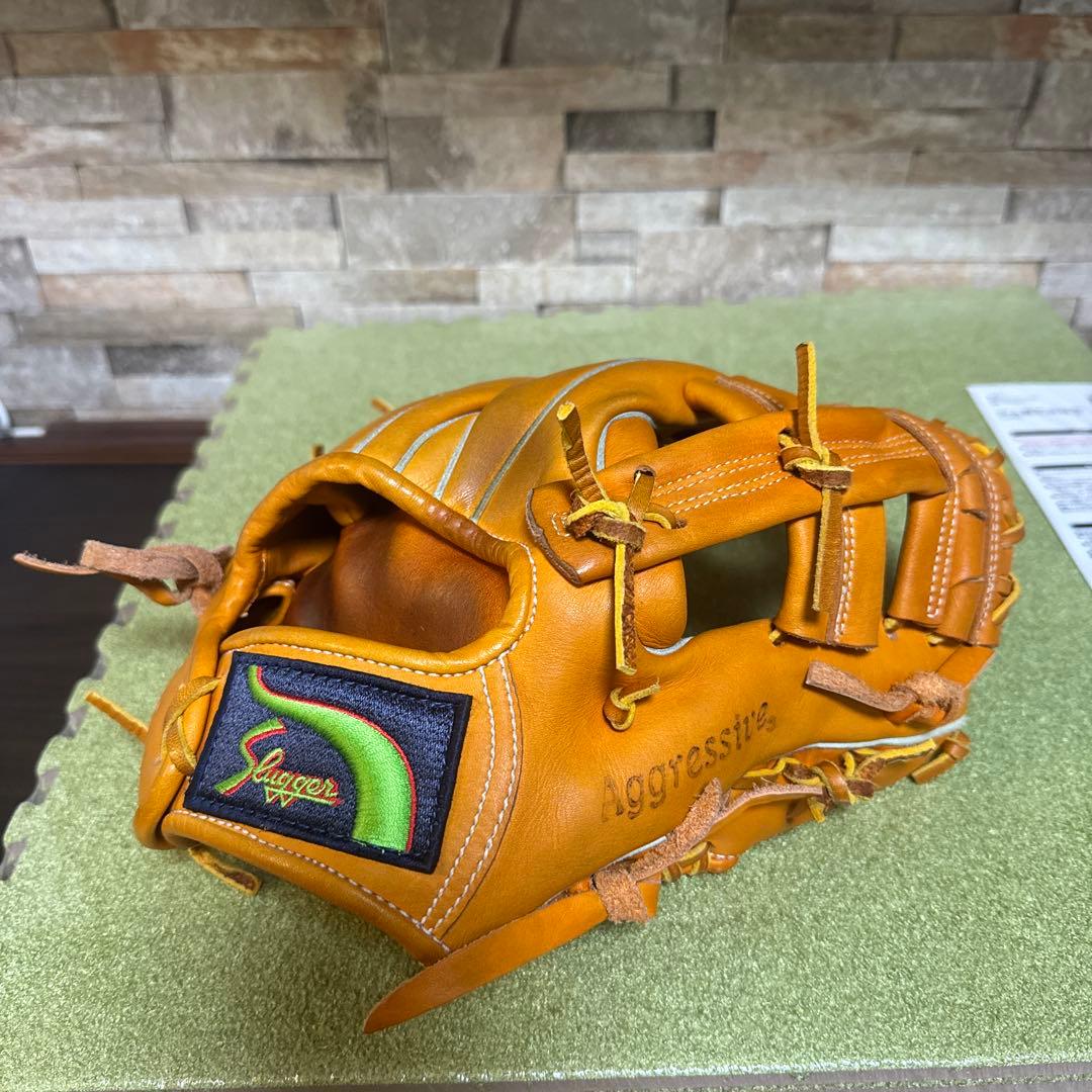 Slugger Aggressive 軟式用グローブ オレンジ Slugger Aggressive 軟式グローブ オレンジ Slugger Aggressive 野球