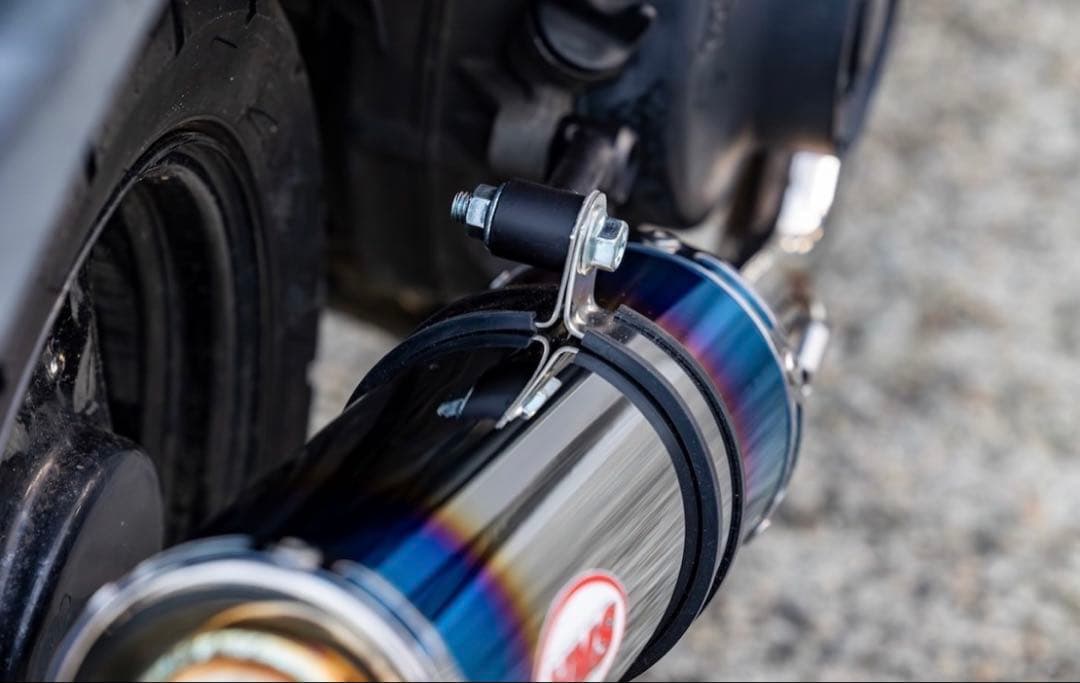 新製品 アドレスV50 (CA4BA ) HMS製 B2Xマフラー ブルー - メルカリ