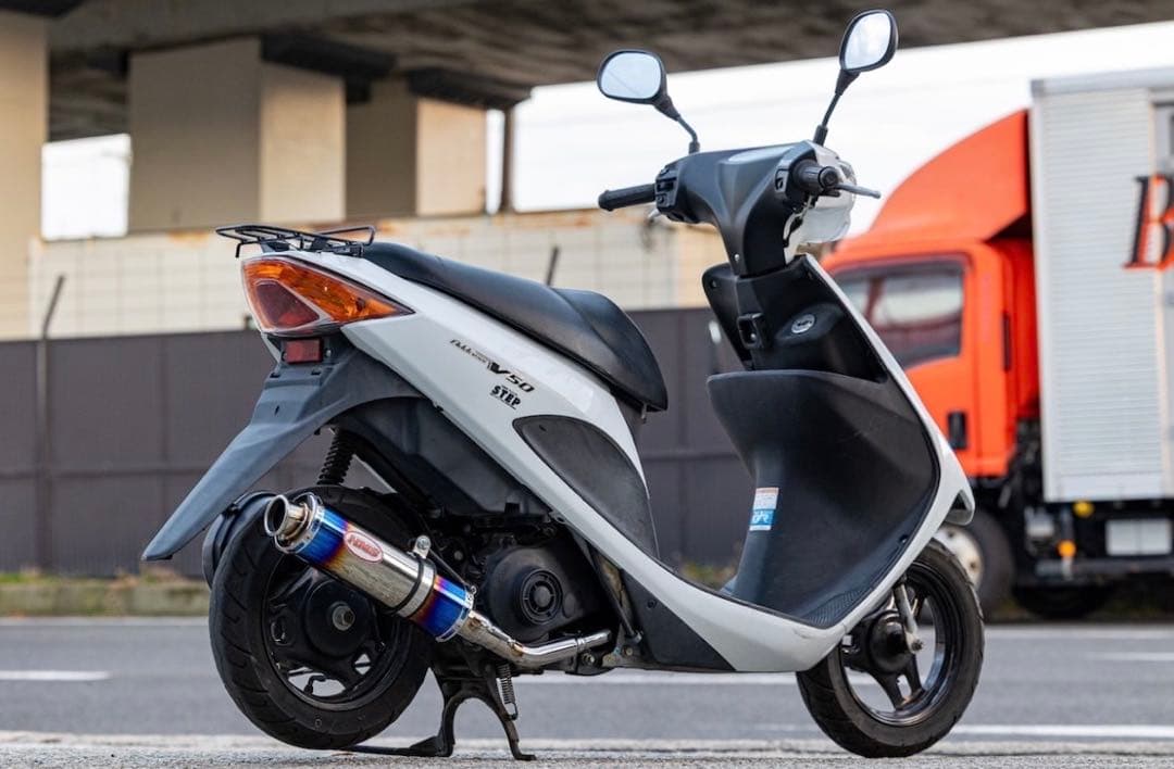 新製品 アドレスV50 (CA4BA ) HMS製 B2Xマフラー ブルー - メルカリ