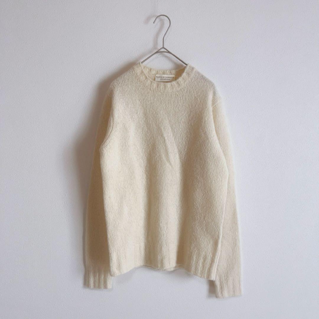 filippo de laurentiis ウールカシミヤニット サイズ46 フィリッポ デ ローレンティス / FILIPPO DE LAURENTIIS / スタンド