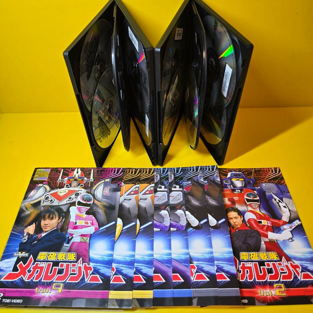 新品ケース交換済み 電磁戦隊メガレンジャー DVD 全10巻セット - メルカリ