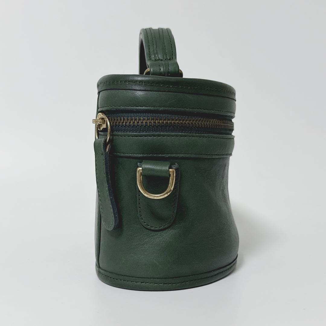 24時間以内発送】コーチ 9955 バニティ バッグ レザー グリーン - メルカリ