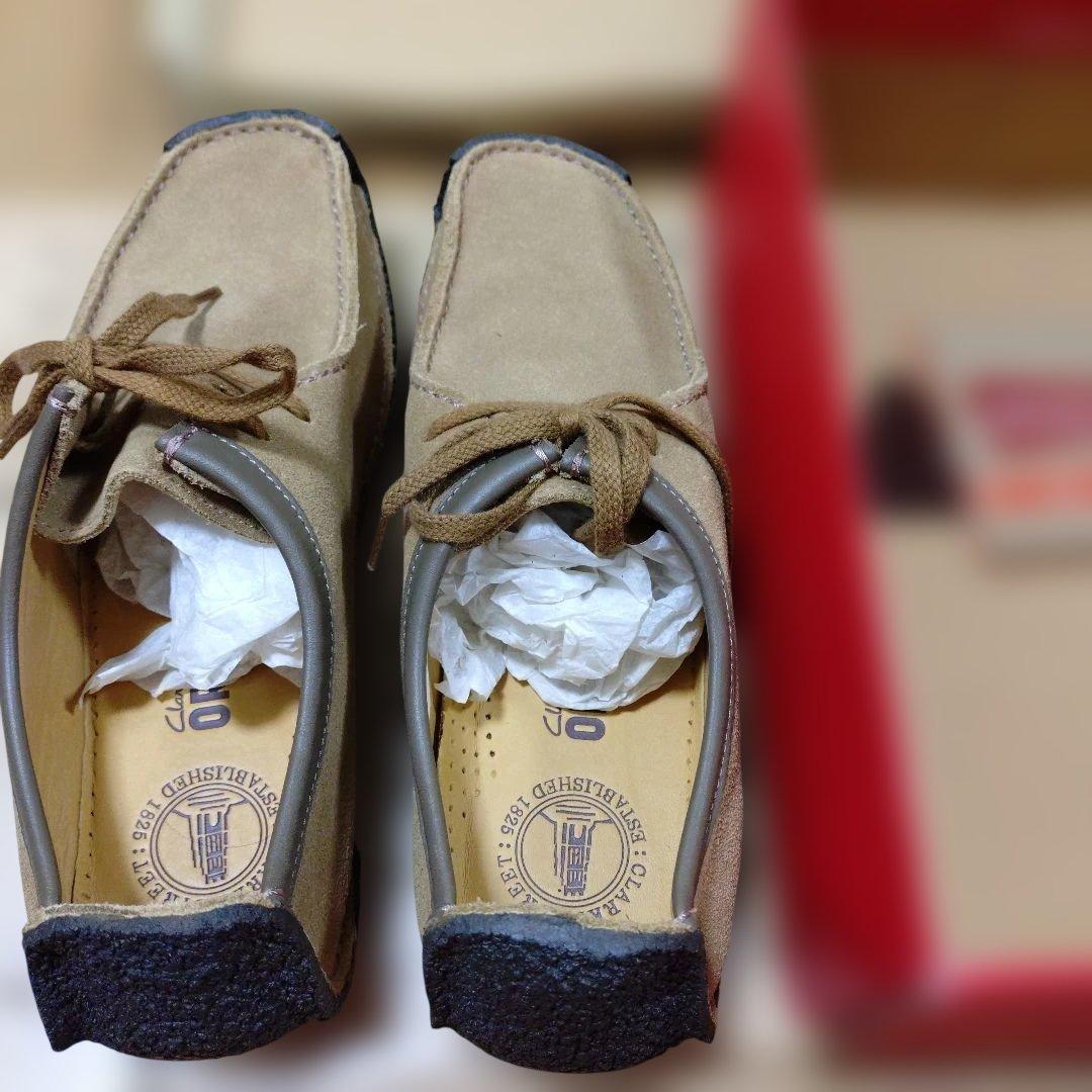 クラークス ナタリー ベージュ スエード モカシンCLARKS NATALIE