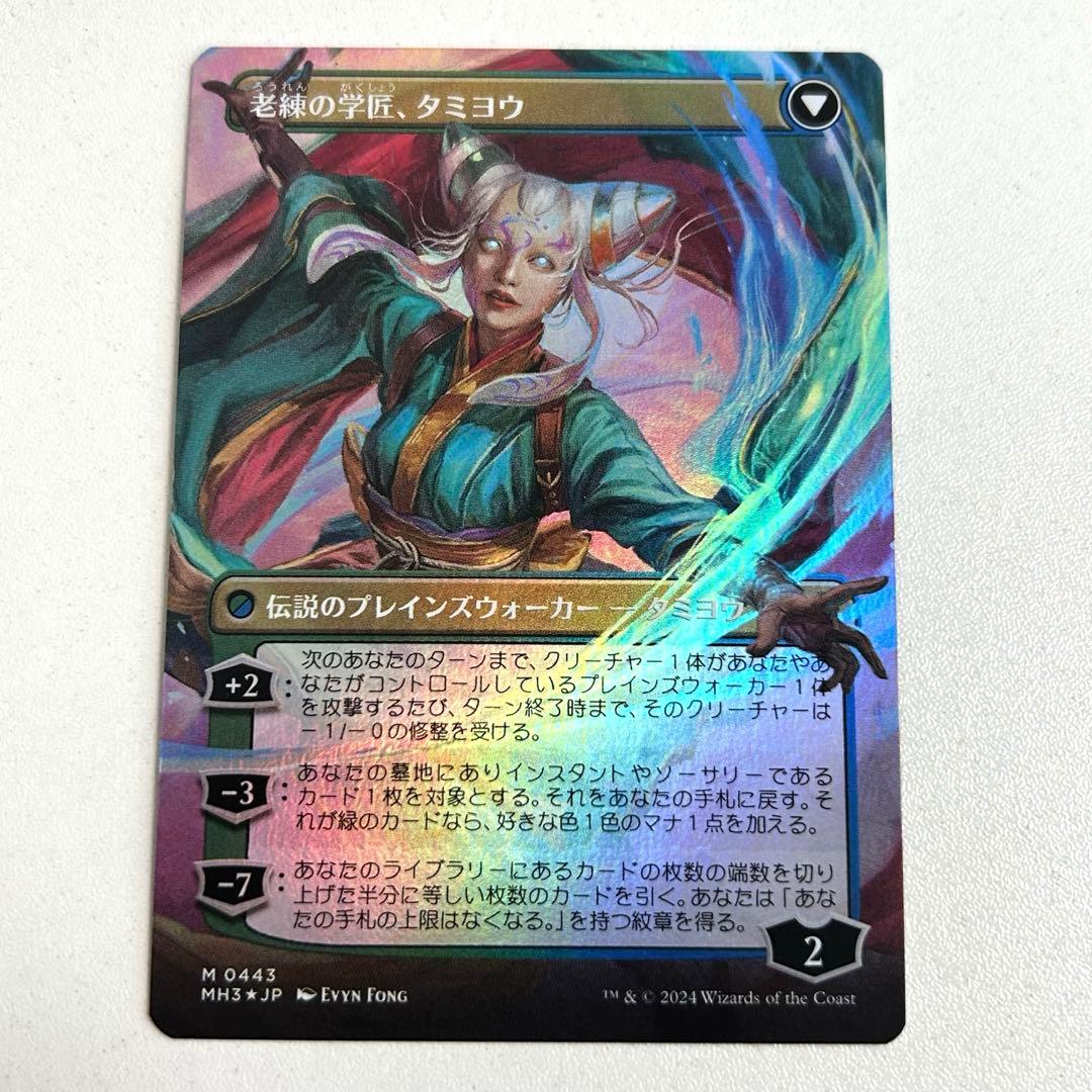 【日本語テクスチャーFoil】《知りたがりの学徒、タミヨウ》ボーダーレス