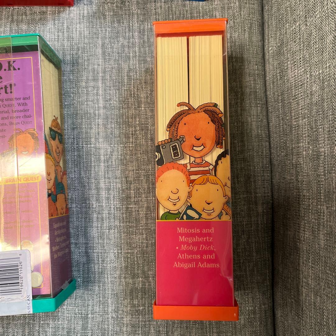 英語教材Brain Quest クイズカード英語7歳から13歳全て英語 難問