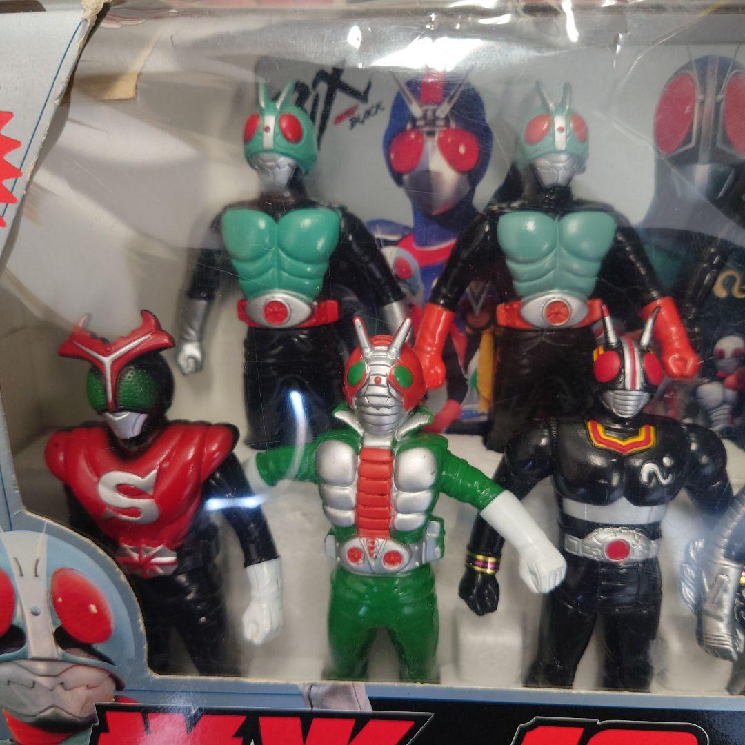 タカさんリクエスト】 栄光の10人ライダーセット ソフビ 仮面ライダー