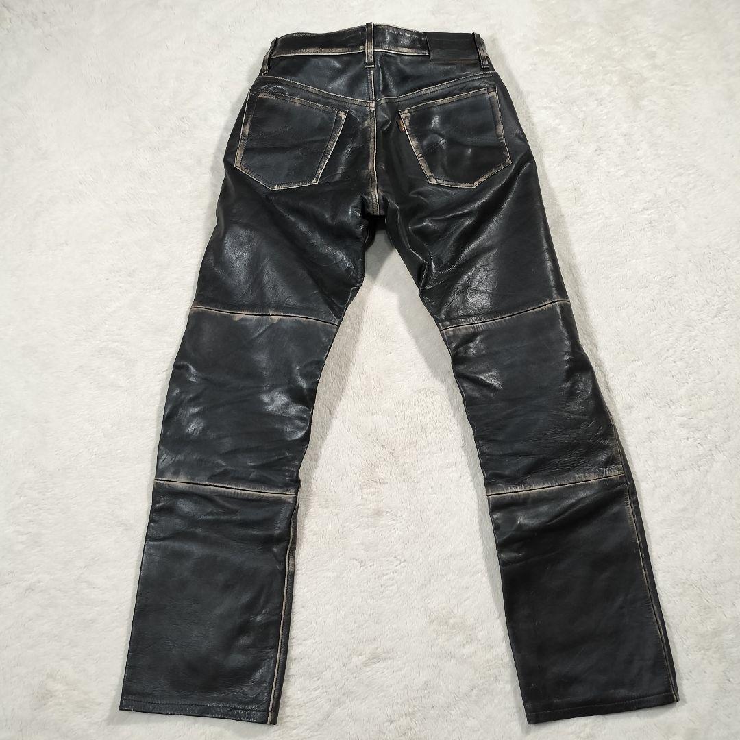 クシタニ カウレザー パンツ エイジング 本革 レザーパンツ バイク