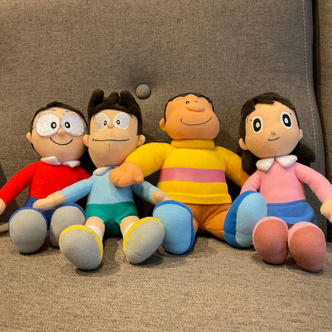 ドラえもん ぬいぐるみ セット (スネ夫,のび太, しずかちゃん