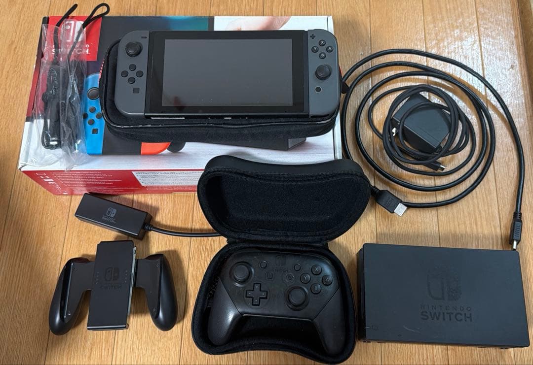 【おまけ大量】Nintendo Switchセット Nintendo Switch すぐに遊べるセット 純正アダプタ・ドック付き