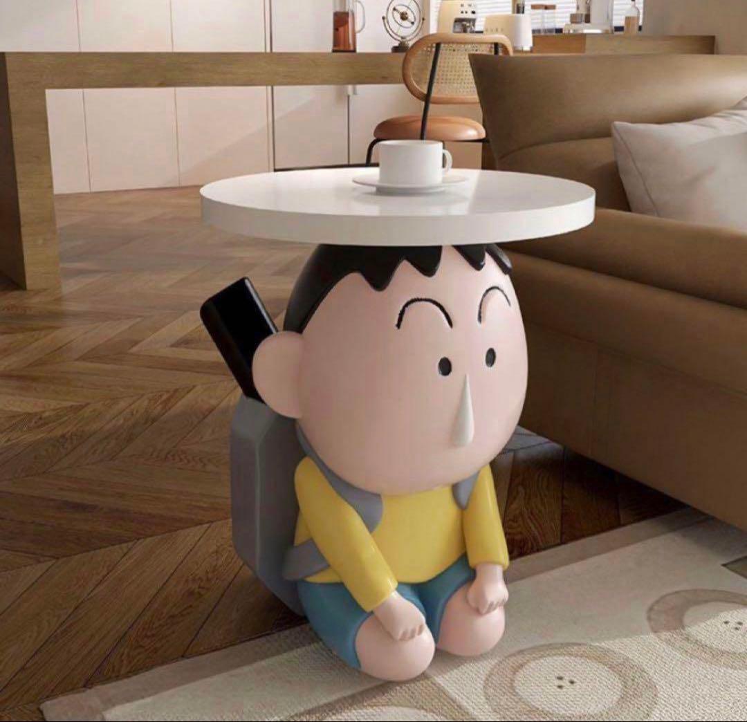 クレヨンしんちゃん 可動式テーブル ナイトテーブル - サイドテーブル